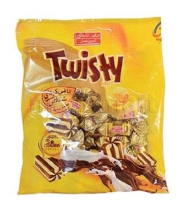 تافي 80 گرم  كره اي تويستي شيرين عسل