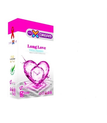 كاندوم 12 عددي Long Love X-Dream