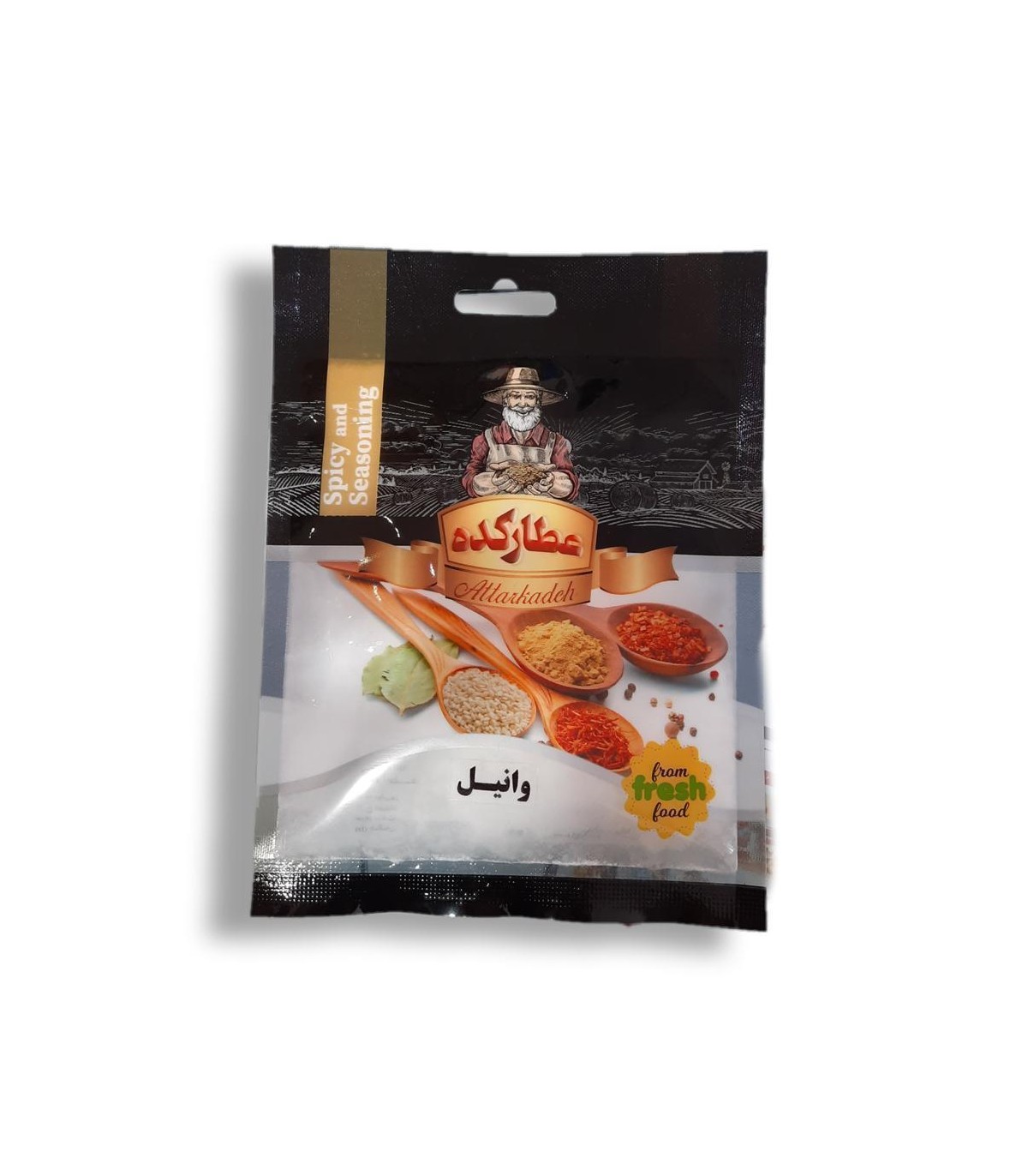 پودر وانيل 40 گرم سلفون عطاركده