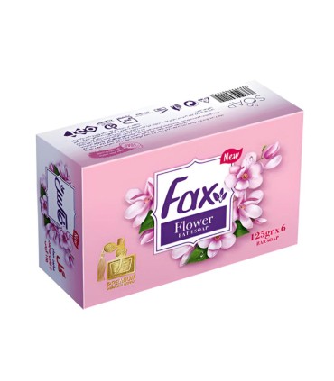 صابون حمام 6 عددي رايحه گل فكس