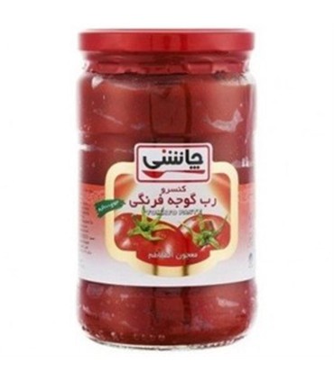 رب گوجه 700 گرم شيشه چاشني