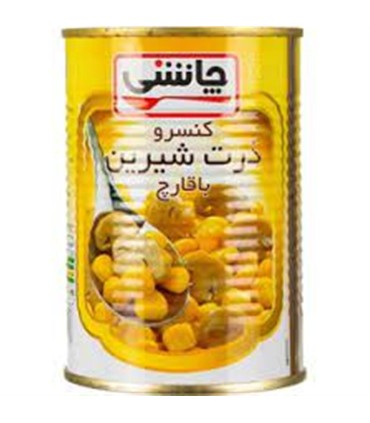 كنسرو 420 گرم ذرت و قارچ چاشني