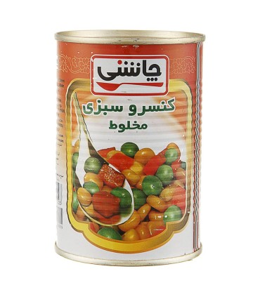 كنسرو 430 گرم مخلوط سبزيجات چاشني