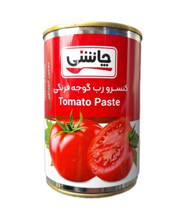رب گوجه 430 گرم قوطي كليد دار چاشني
