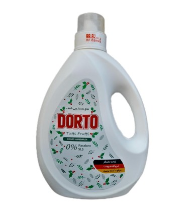 مايع دستشويي 3 ليتر شفاف  Tutti Frutti دورتو