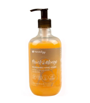 مايع دستشويي 500 ميل كرمي هلو و انبه هندولوژي