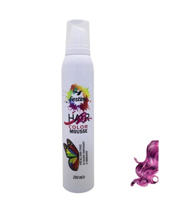 موس مو 200 ميل فوري رنگ صورتي تيره