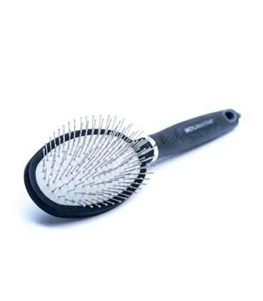 برس مو اسپرت بيضي سوزن فلزي مشكي بيول