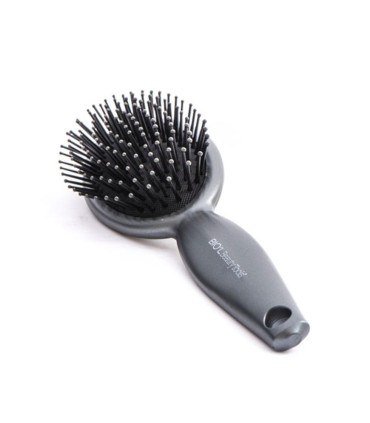 برس مو اسپرت بيضي سوزن پلاستيك خاكستري بيول