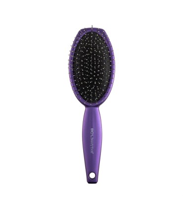 برس مو اسپرت بيضي سوزن پلاستيك بنفش بيول