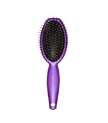 برس مو اسپرت بيضي سوزن پلاستيك بنفش بيول