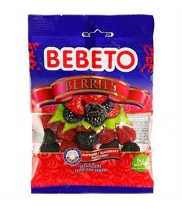 پاستيل 80 گرم تمشك BEBETO
