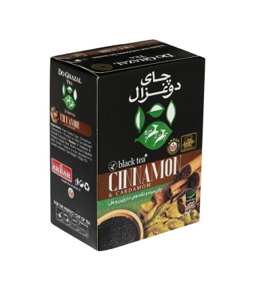 چاي خارجي 100 گرم هل و دارچين دوغزال