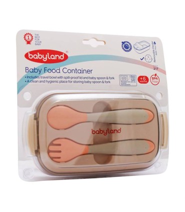 ظرف غذا كودك + 6 ماه بي بي لند