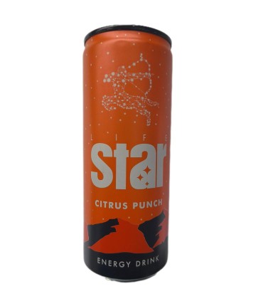 نوشيدني انرژي زا 250 ميل قوطي سيتروس لايف استار