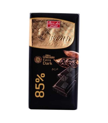 شكلات 100گرم تابلت تلخ  85% شيرين عسل