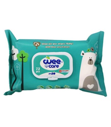 دستمال مرطوب كودك 72 برگ روغن زيتون درب دار وي كر