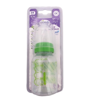 شيشه شير خوري 125 ميل دهانه استاندارد (تا 6 ماه) وي كر