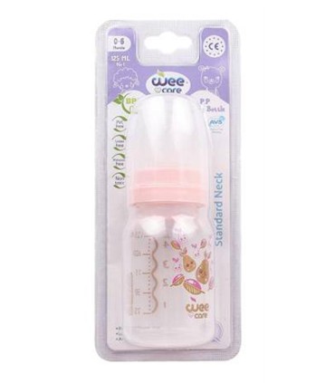 شيشه شير خوري 125 ميل دهانه استاندارد (تا 6 ماه) وي كر