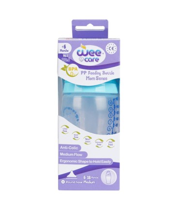 شيشه شير خوري 300 ميل دهانه عريض (6 ماه به بالا) وي كر