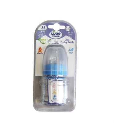 شيشه شير خوري 60 ميل پيركس دهانه استاندارد (تا 6 ماه) وي كر