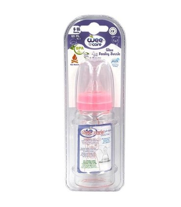 شيشه شير خوري 120 ميل پيركس دهانه استاندارد (6 تا 12 ماه) وي كر