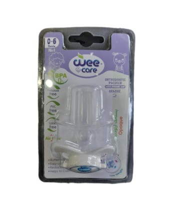 پستانك ارتودنسي درب دار (تا 6 ماه) وي كر