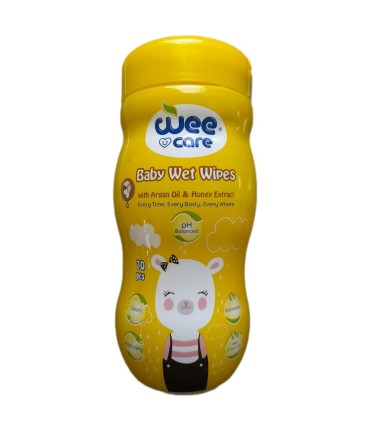 دستمال مرطوب كودك 70 برگ استوانه روغن آرگان وي كر