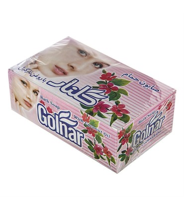 صابون حمام 6 عددي صورتي گلنار