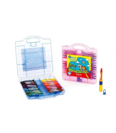 پاستل 24 رنگ كيفي پلاستيكي آريا