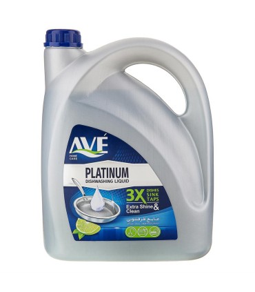مايع ظرفشويي 4 ليتر پلاتينيوم 1*3 ليمو اوه
