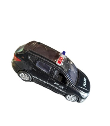 اسباب بازي ماشين پليس فلزي عقب كش سانتافه