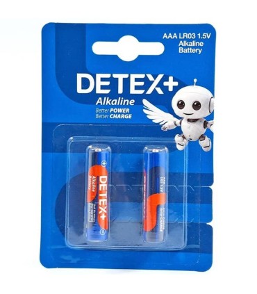 باطري نيم قلم 2 عددي آلكالاين دتكس