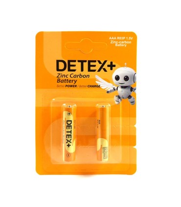 باطري نيم قلم 2 عددي دتكس