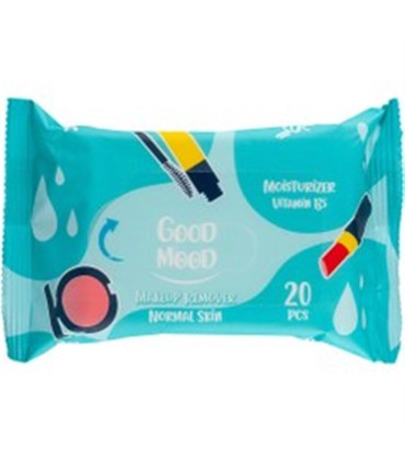 دستمال مرطوب آرايشي 20 برگ رطوبت رسان گودمود