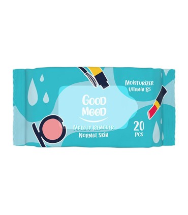 دستمال مرطوب آرايشي 20 برگ رطوبت رسان گودمود
