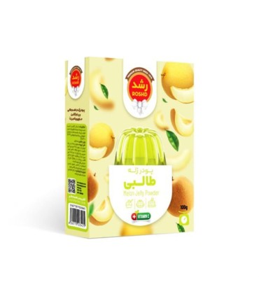 پودر ژله 100  گرم طالبي رشد