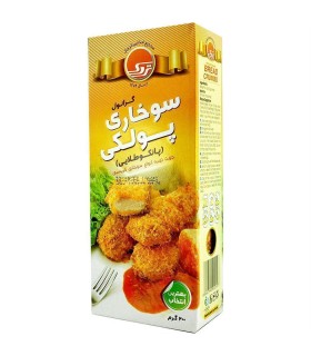 پودر سوخاري 200 گرم گرانول پولكي طلايي تردك