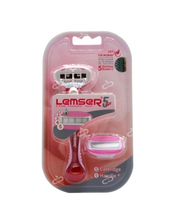 خودتراش 5 لبه سيستمي زنانه لمسر