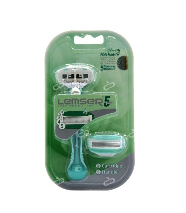 خودتراش 5 لبه سيستمي مردانه لمسر