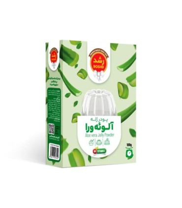 پودر ژله 100 گرم  آلوئه ورا رشد