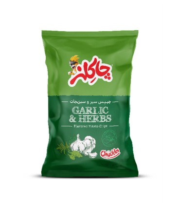 چيپس سير و سبزيجات چاكلز