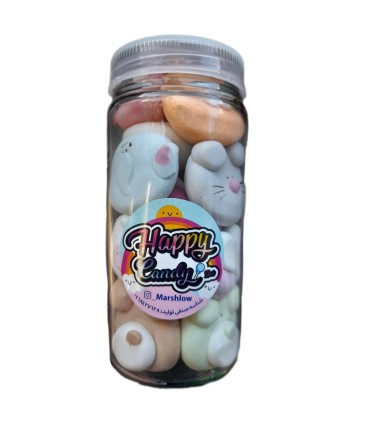 مارشمالو فانتزي استوانه بزرگ هپي لندي