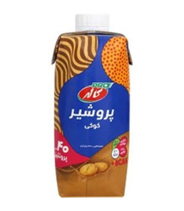 شير استريل 330 ميل پاكتي پروتينه كوكي كاله