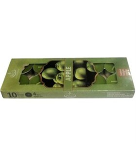 شمع 10 عددي وارمر رنگي معطر سيب