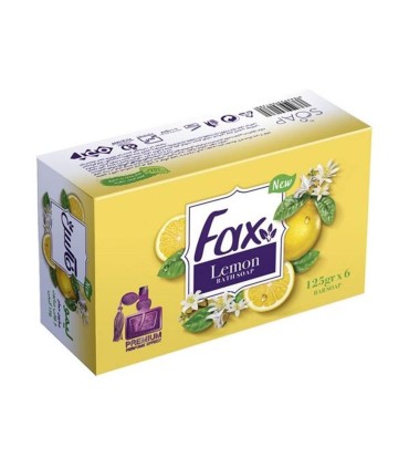 صابون حمام 6 عددي رايحه ليمو فكس