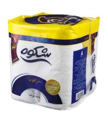 دستمال كاغذي دلسي 8 رول شكوه