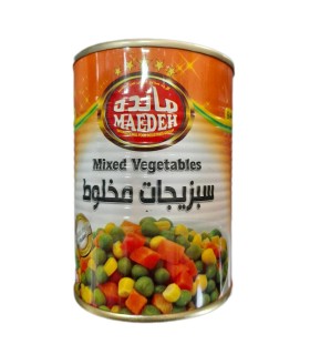 كنسرو 380 گرم مخلوط سبزيجات مائده
