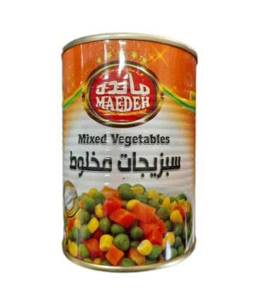 كنسرو 380 گرم مخلوط سبزيجات مائده