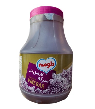 سركه دبه 2/8 ليتر قرمز دلوسه